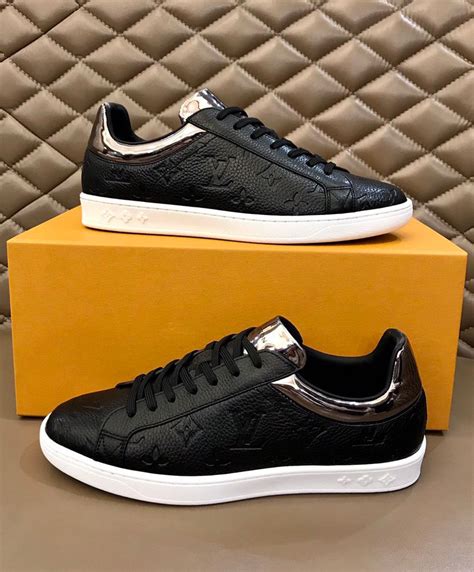 louis vuitton mens black shoes|louis vuitton men's sneaker.